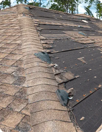 water damage roof bg roofing